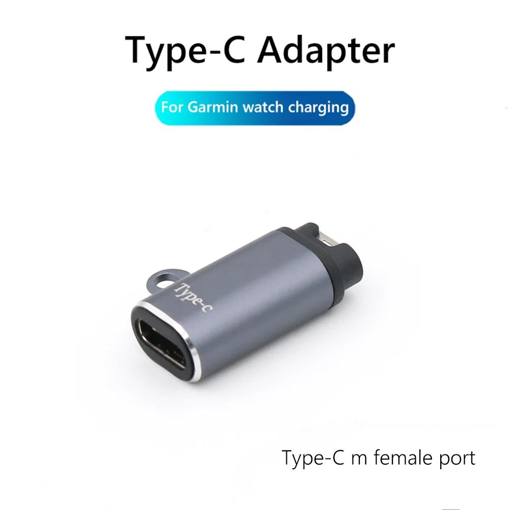 USB-адаптер зарядного устройства Type C/Micro/ios для Garmin Fenix ​​7/6/5 Instinct 2S Venu 2 Plus EPIX forrunner 745, зарядный конвертер для часов