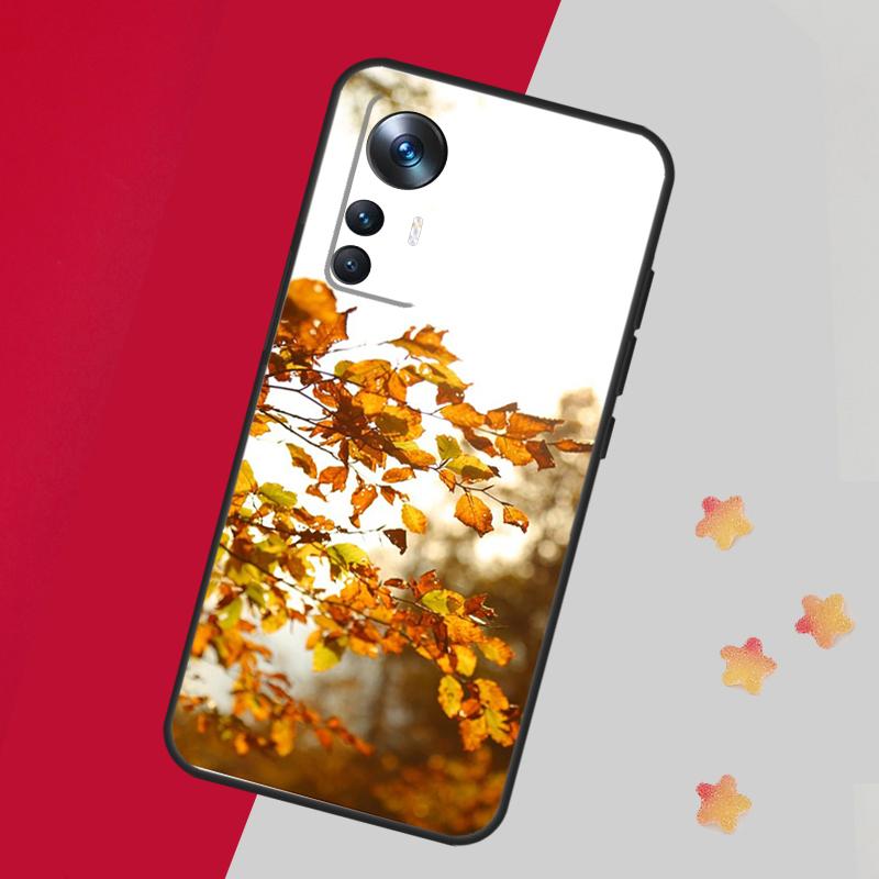 Осенние листья Чехол для POCO X5 X3 Pro M5 M5s F4 X4 F3 F5 Для Xiaomi 13 13T Pro 12 Lite 12X 11T 12T 14 Pro