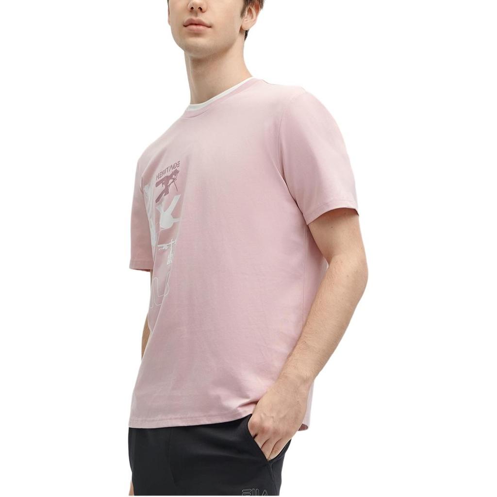 FILA T Shirt Men's Light Purple Red F11M418108F-PK