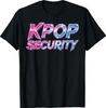Kpop Security Забавная футболка для K-Pop вечеринки по случаю дня рождения