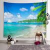 Nature Beach Scenery Wall Art Tapestry Turtle Tapestry Wall Decor Backdrop Cloth Living Room Bedroom Room Home Decor