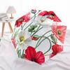 1pc Floral Pattern Automatic Folding Umbrella - 8-Rib Durable Iron Frame, Compact Portable for Daily Travel yy251205061