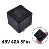 JD2912 4Pin 5Pin 40A Auto Car Relay DC 12V 24V 36V 48V 72V with Mounting Hole Coil Power 1.8W Automobile Control Device Relays 5