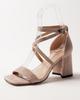 Heeled Sandals Aifоrmaria 42352179 36 Beige Suede