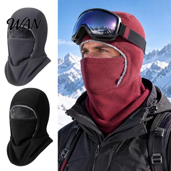 Men Women Face Shield Winter Fleece Cycling Mask, Windproof Ski Mask Balaclava, Cold Weather Balaclava Neck Warmer Hat Hood for Outdoor Sports Cover