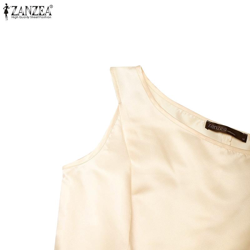 ZANZEA Women Casual Round Neck Sleeveless Summer A-Line Dress