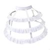 Dress Pannier Petticoat Hoop Skirt Cage for Party Costume Dressing Prom Holidays
