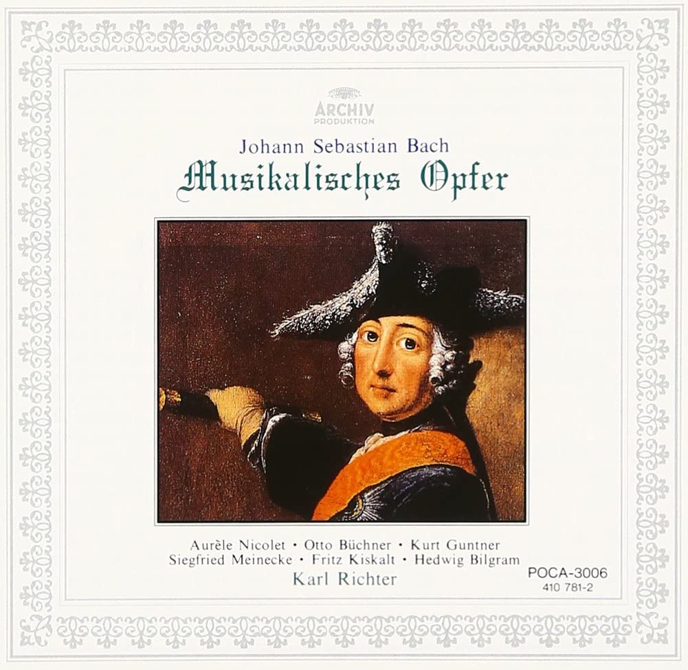 CD HETOWIG BIRGRAM Бах Музыкальное приношение POCA3006 ARCHIV PRODUCTI 1996 Япония ObiКлассика Б/у