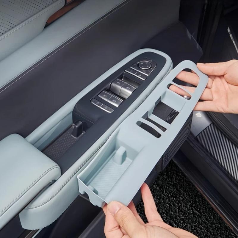 Декоративная накладка на панель подъема стекла для BYD Leopard 5, силиконовая защитная накладка на слот для хранения в двери автомобиля, детали для тюнинга
