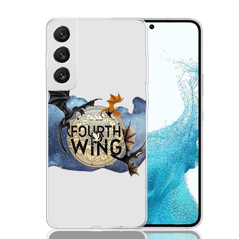 F-Fourth W-Wing Dragon Phone Case For Samsung Galaxy S26 Ultra S23 S24 S25 Edge S20 FE S21 S22 Plus Soft Print Shell Cover Funda