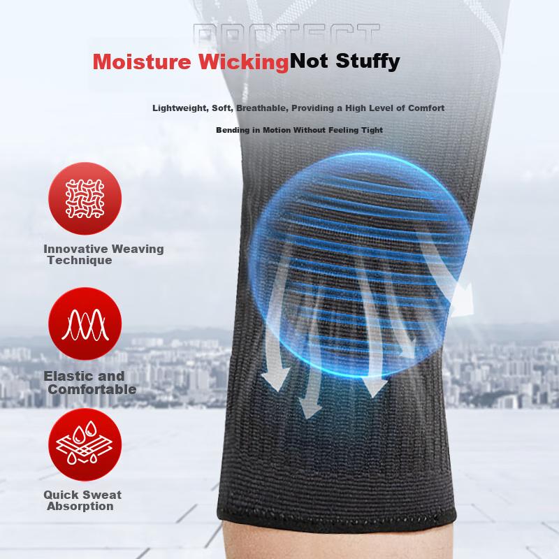 XTEP Knee Brace for Cold Legs And Sports Knee Support for Men And Women, Synovitis Relief, Hiking, Basketball, Patellar Strap for Warmth