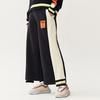 Fila X Mihara Yasuhiro Коллаборация Повседневные Спортивные Трикотажные Широкие Брюки Женские низы Черный F71W118605F-BK