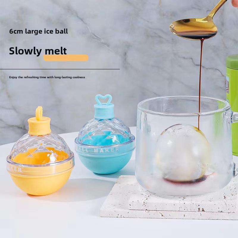 Силиконовая форма для круглого ледяного шара: Быстрая заморозка, простота извлечения из форм для виски и многого другого