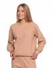 Women's Insulated Hooded Cotton Sweatshirt MORAJ L BEIGE