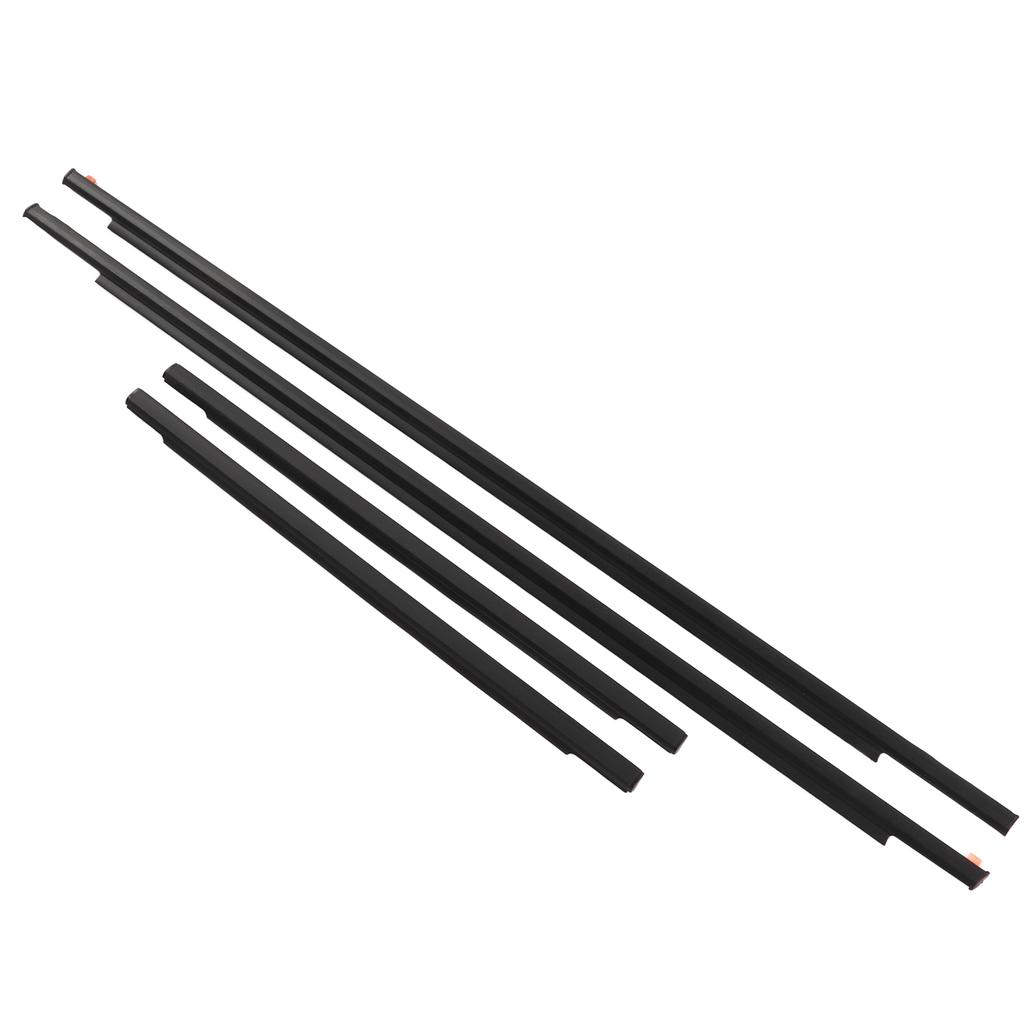 4pcs Door Window Moulding Trim 6816235073 Front Rear Weatherstrip Replacement for FJ Cruiser