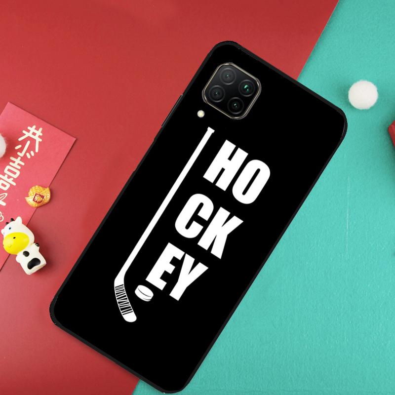 Чехол для Huawei Nova 12S 9 10 SE 7i 8i 11i 12i Y60 Y61 Y70 Y72 Y73 Y90 Y91 P20 P30 P40 Lite с изображением игрока в хоккей