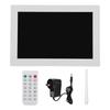 12 Inch Digital Picture Frame with HD 1280X800 Resolution Support MP3MP4Picture Playback (White)