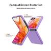 Защитный чехол Motorola Razr50 со складным экраном, ощущением кожи, с закаленным стеклом