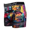 Мужские разноцветные боксеры FREEGUN с принтом автомобилей и граффити