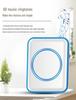 Self-Powered Wireless Doorbell with Flashing Lights and Sound for Long-Distance Use, Ideal for Elderly, Deaf, and Mute.