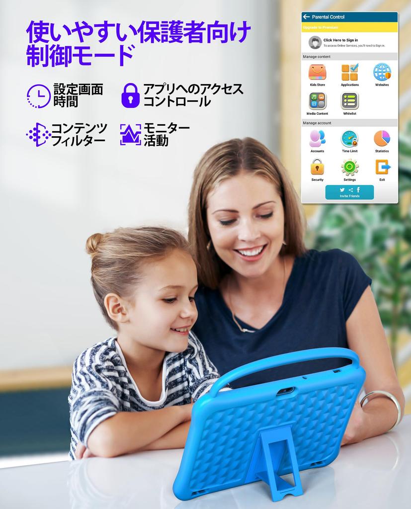 BAKEN Kids 10 Android 14 Детский Детский YouTube Детский EVA 6 ГБ ОЗУ 1 ТБ 5G WiFi 6000 мАч Планшет, Космос, Совместимый, Ударопрочный Сверхлегкий Чехол,