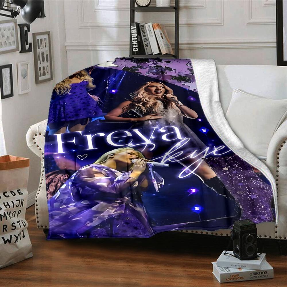 1Pc Freya Skye Performance Blanket Soft Throw Blanket For Home Bedroom Bed Sofa Travel Office Solid Christmas Blanket