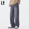 Джинсы Izzue It мужские, из лиоцелла Tencel, свободные, прямые, с кулиской
