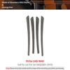 For BMW E60 Series 5 Car Door Side Panel Strips Trim Made of Alcantara Performance 4pcs Sticker Car Interior Tuning Accessories