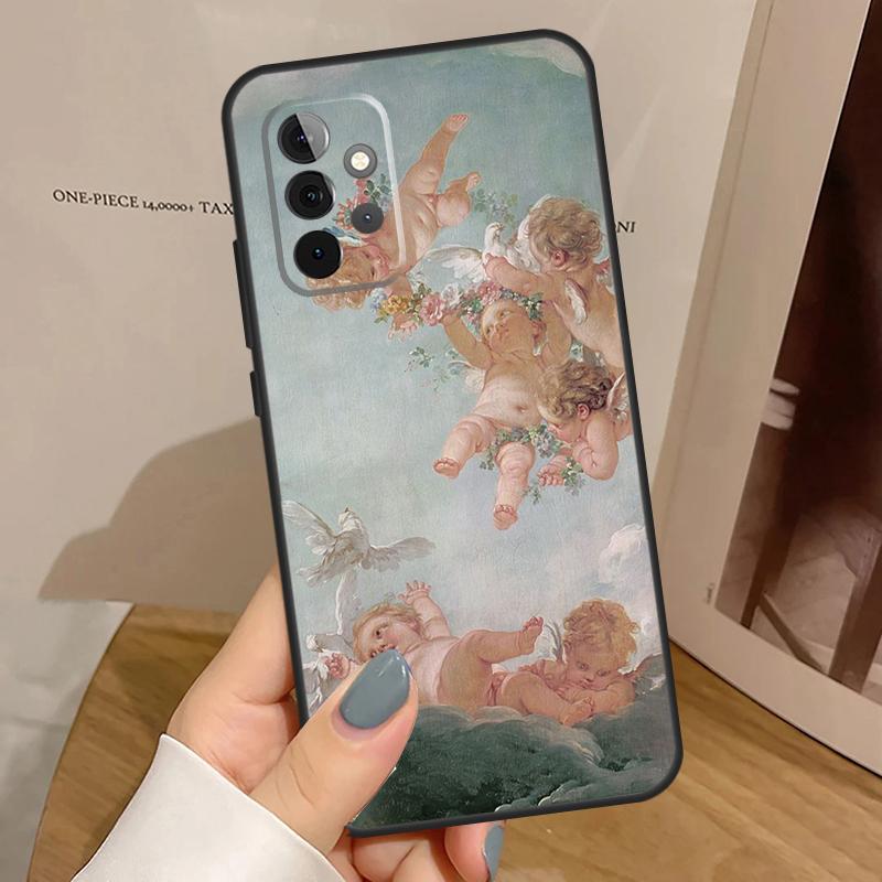 Чехол 'Ангелы эпохи Возрождения' для Samsung Galaxy A55 A35 A15 A14 A34 A54 A53 A33 A23 A13 A12 A32 A52 A51 A71