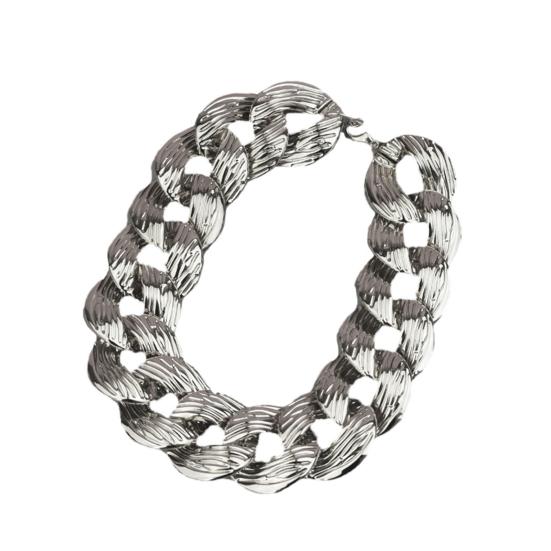 Pet Necklace Collar Anti-scratch Easy Match Plastic Exquisite Chain Adjustable Pet Necklace for Party