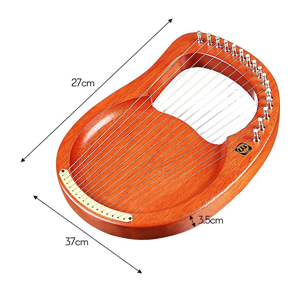 16 струн деревянная арфа Liar металлические струны красное дерево деревянный струнный инструмент сумка для переноски настроечный ключ салфетка для чистки струн WH16 Walter.t