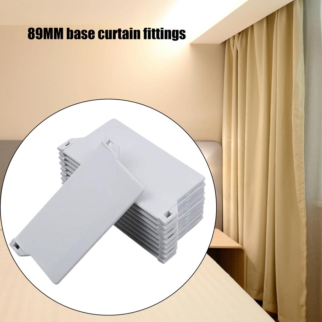 10 шт. вертикальных жалюзи нижних ремонтных зажимов для подвески планок нижних частей для планок 89 мм, простая установка