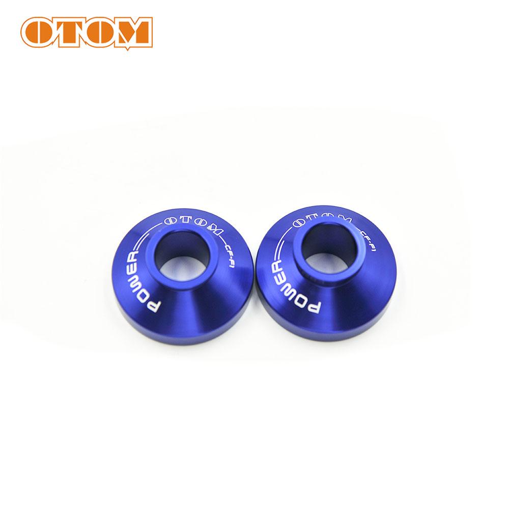 OTOM Front Wheel Axle Bushing Spacers Hub Gasket Protection Cap Guard Cover Lock Rim Screw Bolts For HONDA CR125 CR250 CRF450RX