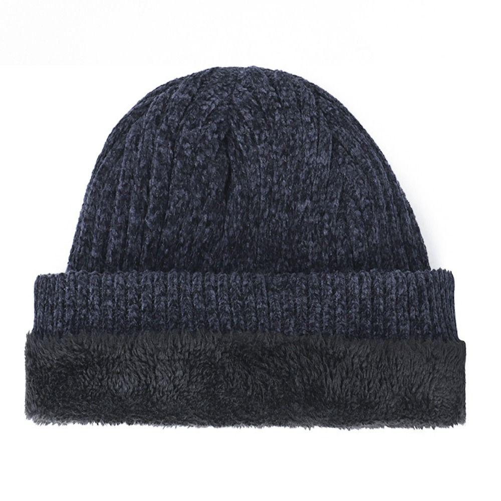 Comfortable Beanies Cap Soft Knitted Cap Fashion Men's Winter Knit Hats