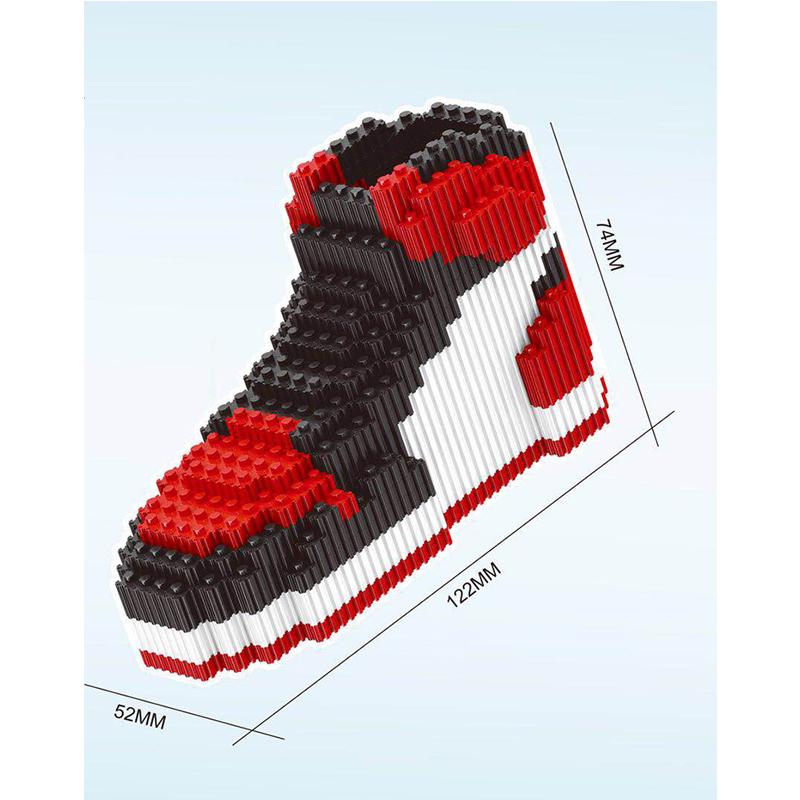 Mini Building Block Basketball Shoes Model Sneakers Build-bricks Set DIY Assembly For Kids Gifts Blocks Toy