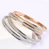 1Pc Minimalist Frosted Bangle Bracelet Party Jewelry Women Valentine Day Gift