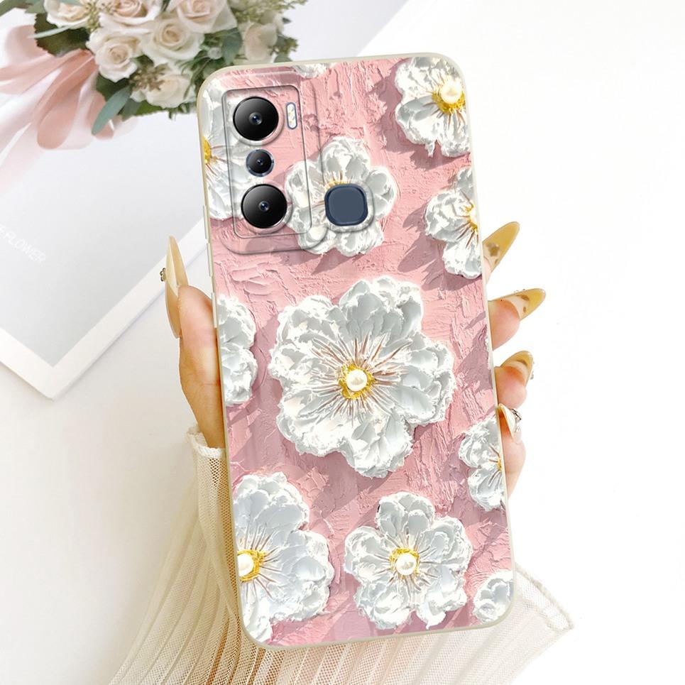 For Infinix Hot 20i 20s 20 Pro Hot 20 Play Phone Case Bow Pattern Flower Butterfly Girly Back Cover Silicone Soft Matte Casing