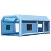 VEVOR Inflatable Paint Booth, 29.5 x 15.7 x 11.8 ft/9 x 4.8 x 3.6 m Inflatable Spray Booth, with 950W+750W Powerful Blowers and Air Filter System