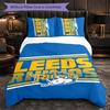 Набор постельного белья из микрофибры с узором Leeds Rhinos, 3 предмета, Декор, Комплект с пододеяльником для спальни, Домашнее использование