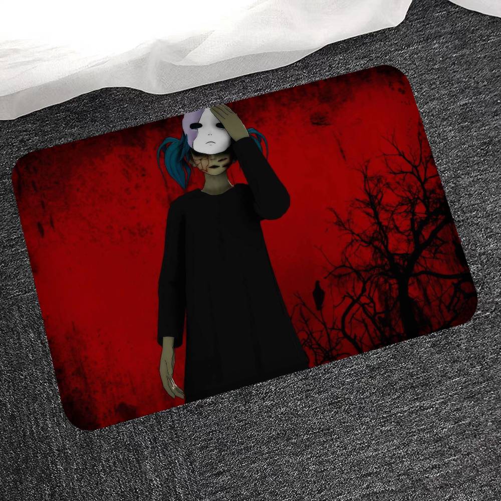 Игровые коврики для комнаты S-SallyS F-Face Противоскользящие Впитывающие воду Длинные коврики-подушки Коврик для спальни Бытовые ковры