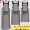 Waterproof Oil Apron - Adult Size for Kitchen, Seafood Cooking, Dishwashing, and Restaurant Work