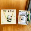 Mug with lid spoon 2025 new female panda cup souvenir ceramic water cup coffee cup