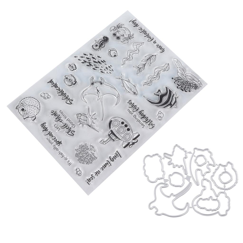 Прозрачные штампы, практичный инструмент для изготовления открыток, портативная форма для резки фотоальбомов, подарков