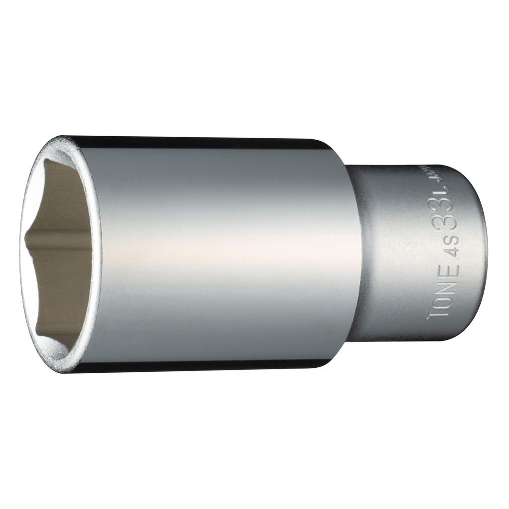 TONE Deep Socket Drive Angle Width Across Flats 33mm (Hexagonal) 4S-33L 12.7mm (1/2")