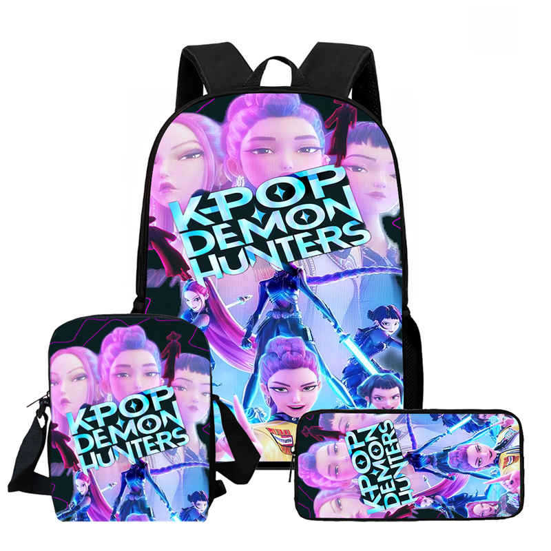 Kpop Witcher Girl Group Trendy Kids Backpack with High-Definition Print, Large Capacity, Lightweight, and Back-Protecting Design 6267