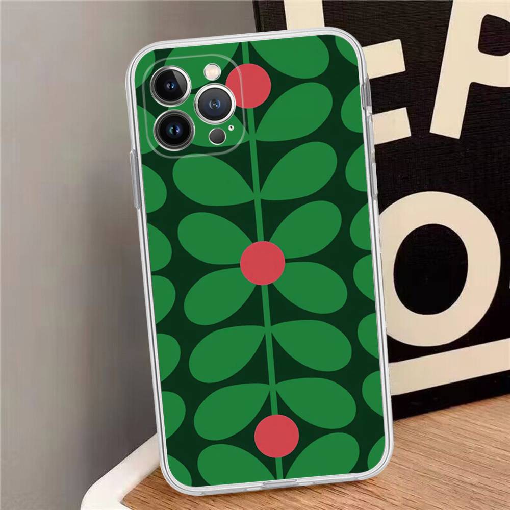 Чехол-книжка Orla K-Kiely с принтом Multi Stem для iPhone 16 15 8 7 6 6S Plus X SE XR XS 14 11 12 13 Mini Pro Max