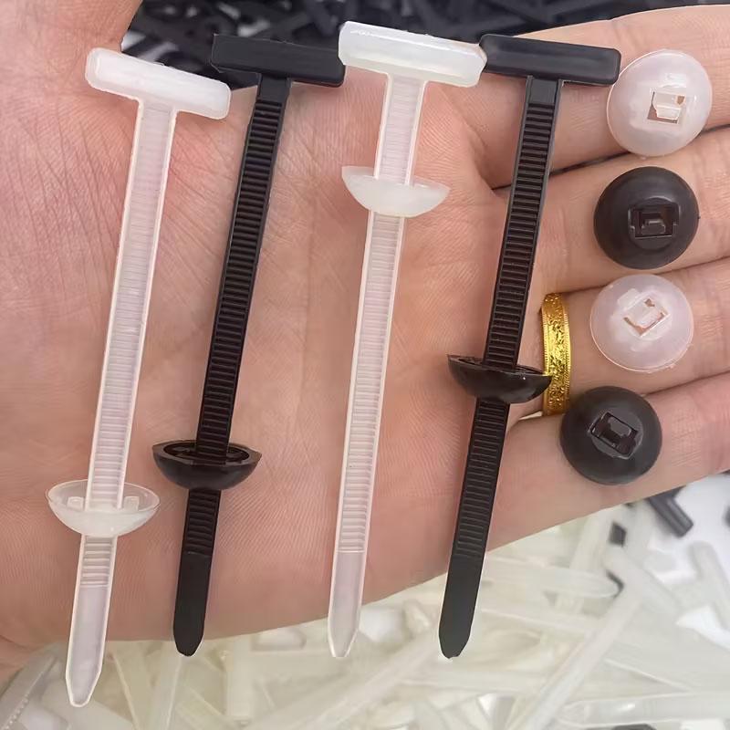 10-500 шт. Белые самоблокирующиеся нейлоновые кабельные стяжки-защелки Стяжки для проводов Раскрывающиеся zip-ленты Крепеж для автомобильных труб и кабелей Фиксатор для пучков