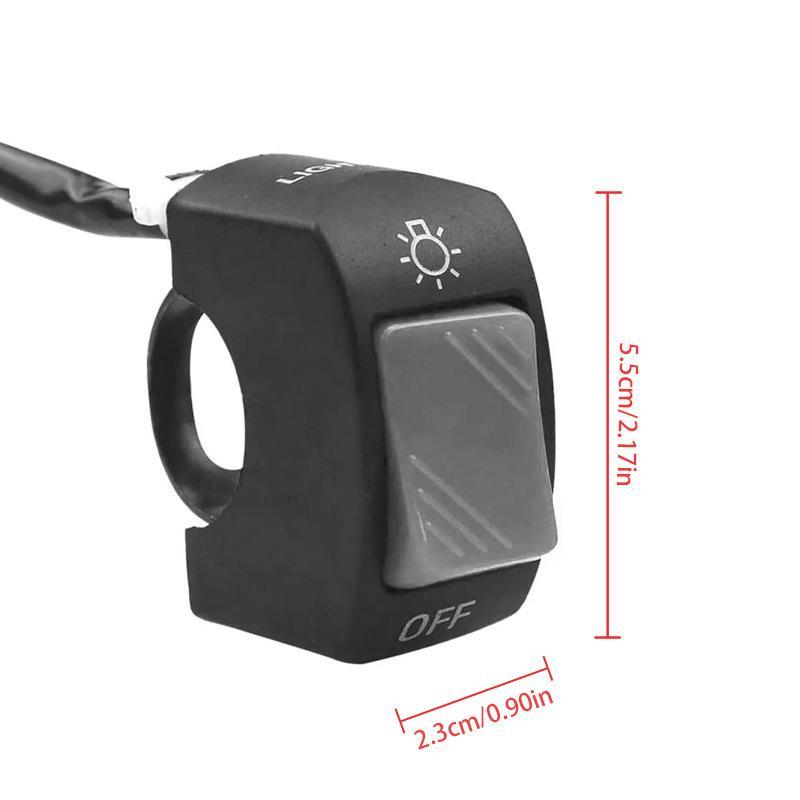 1 Pcs Motorcycle Switch ON OFF Control Button Handlebar Mounted Headlight Signal Lamp Control Modified Switches Accessories