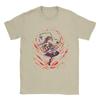 Puella Magi Madoka Magica Киоко Сакура Цепное копье и Красная аура Принт Футболка | Унисекс Хлопок Повседневный Короткий рукав Аниме Уличная одежда Топ
