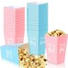 10 шт. Коробки для попкорна для вечеринки в честь пола ребенка, раскрытие пола ребенка, вечеринка по случаю дня рождения, принадлежности для вечеринки baby shower, коробки для конфет